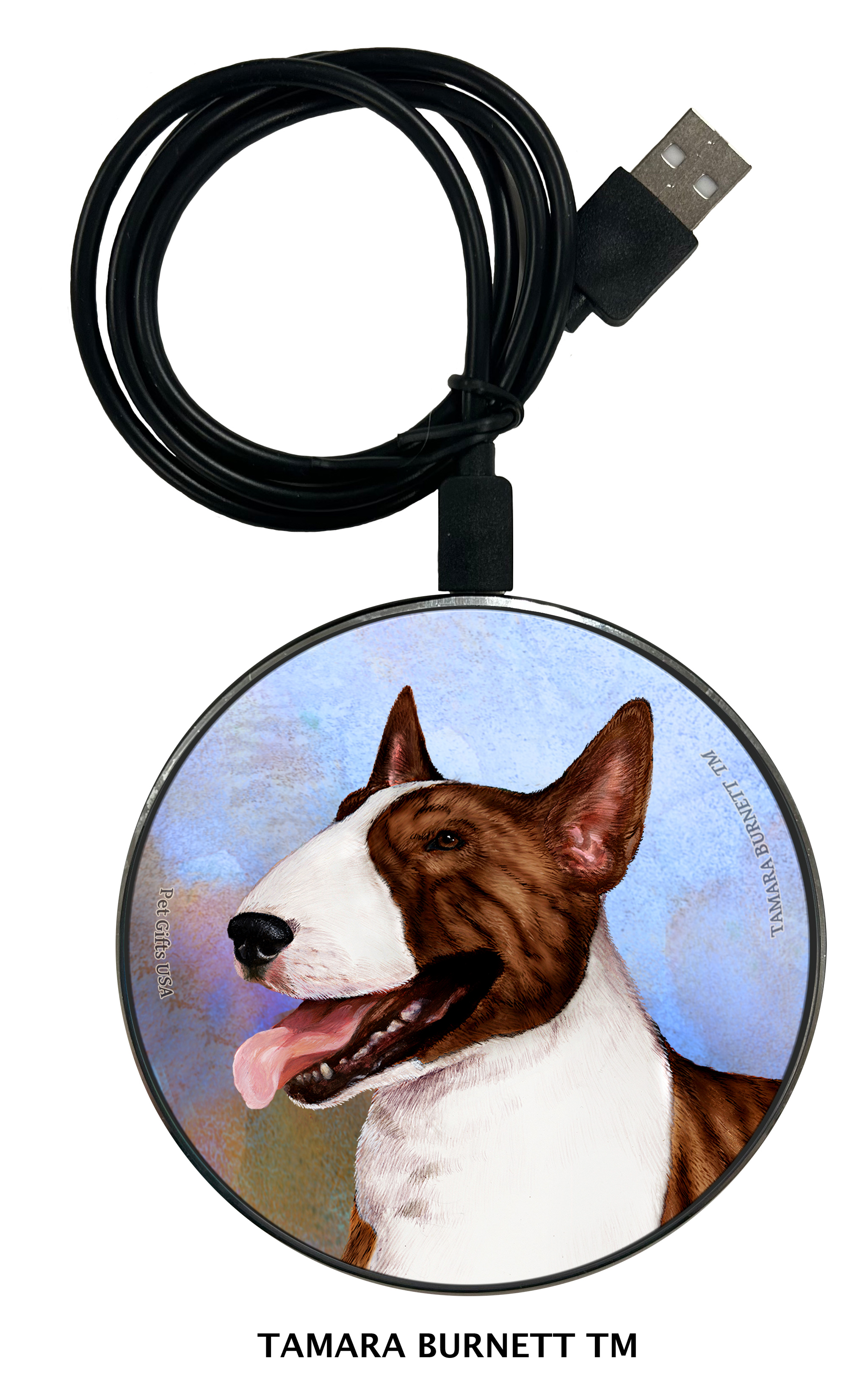 Bull Terrier Brindle - Zoomies Phone Charger image